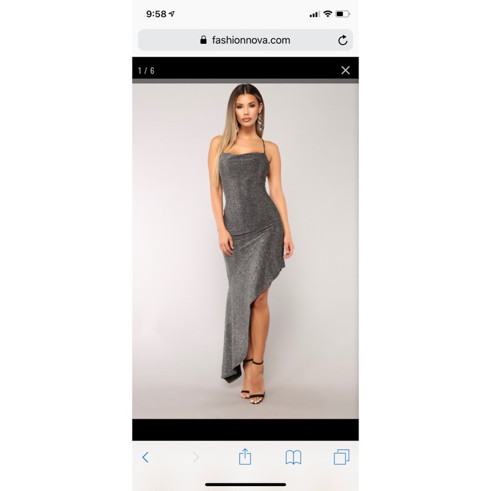 ✨NWT TOO HOT FOR YOU LUREX DRESS✨
